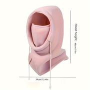 Stretchy Fleece Windproof Ski Mask and Neck Gaiter for Women and Men