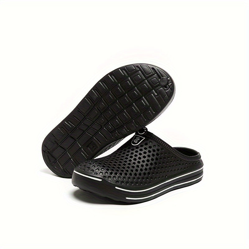 Unisex Breathable Mesh Beach Sandals Slip-On Casual EVA Garden Shoes