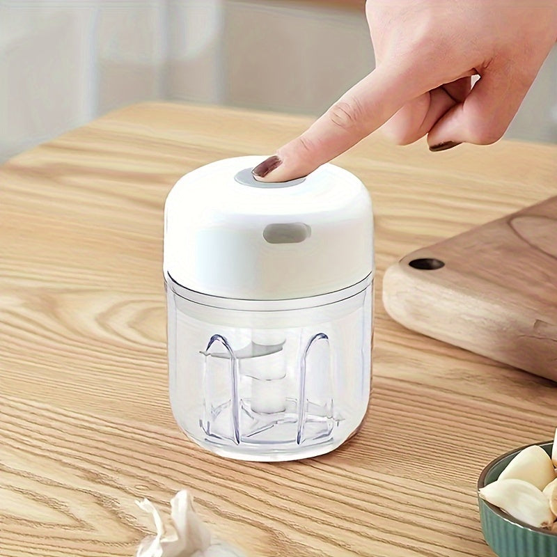 Electric Mini Food Chopper USB Rechargeable Battery for Garlic Vegetables Fruit Meat