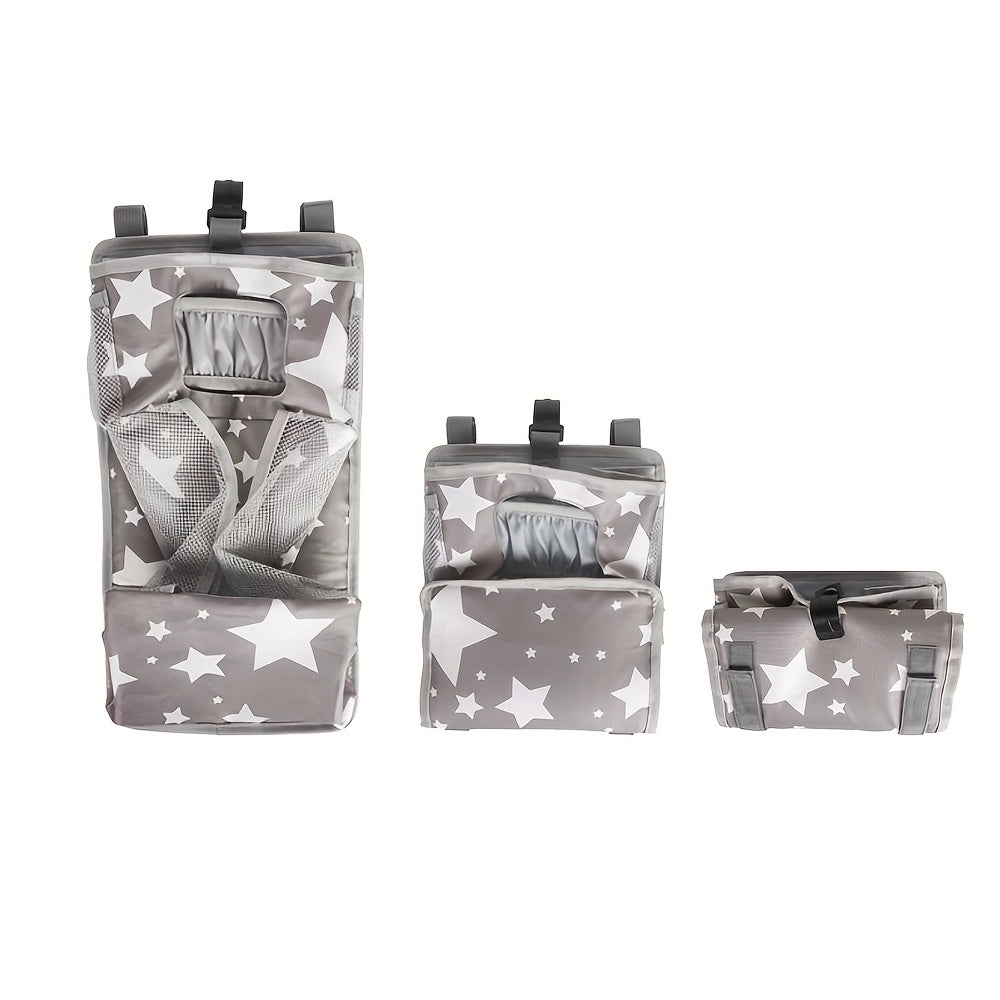 Baby Diaper Organizer Hanging Bag Oxford Cloth for Diapers and Clothes