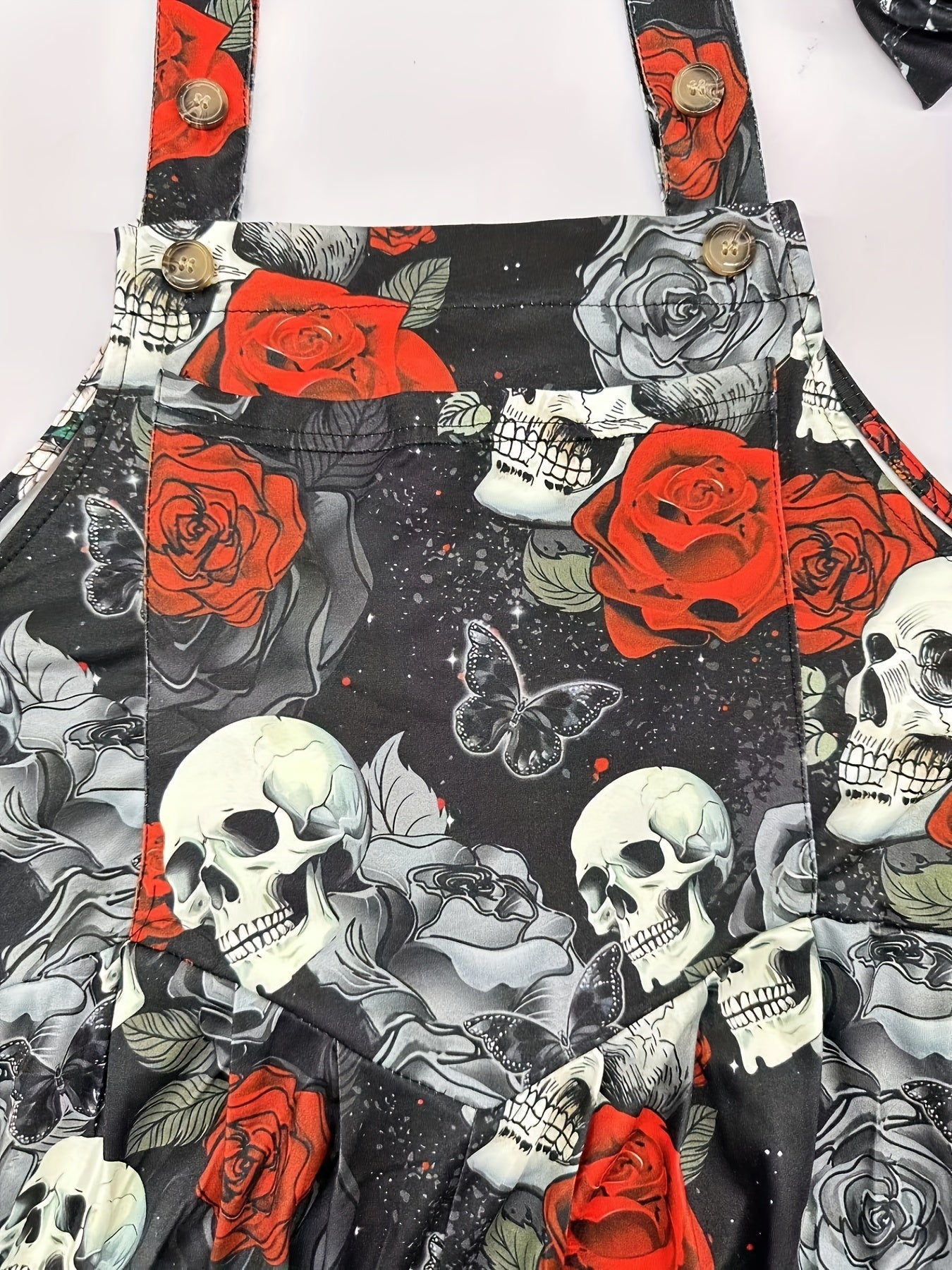 Plus Size Gothic Style Elegant Suspender Jumpsuit for Women