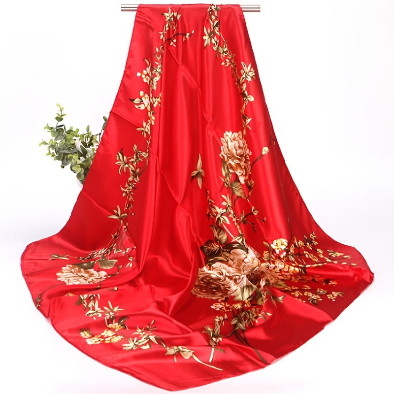 Chal de protector solar transpirable, ligero, de seda sintética, bufanda para cuello para protección solar