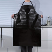 Durable PVC Apron with Adjustable Straps and Pockets for Cooking Gardening