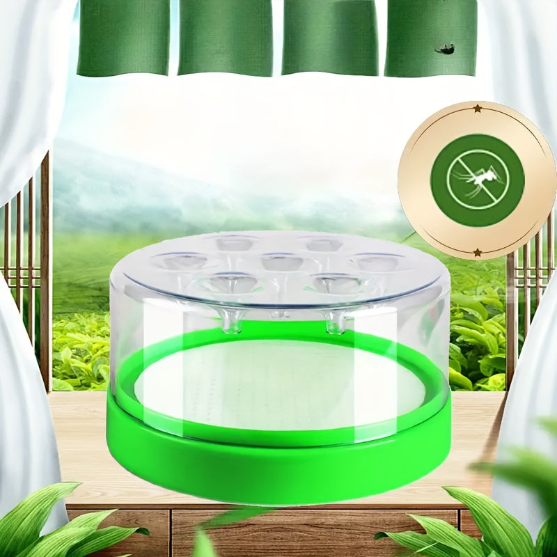 Reusable Non-Toxic Fly Trap with 7-Hole Design for Indoor Outdoor Pest Control