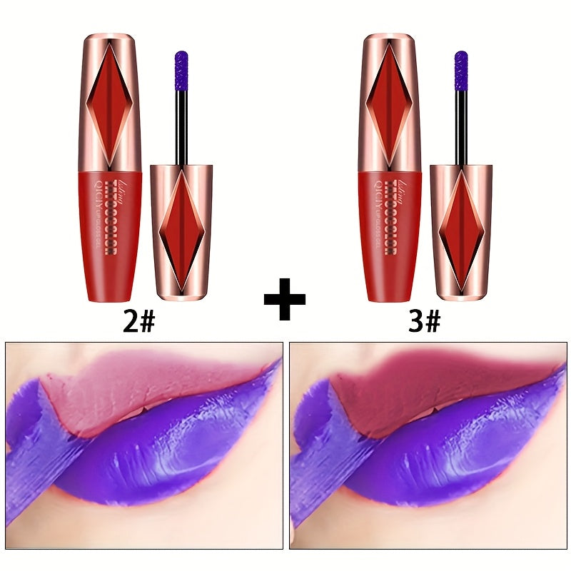 Women Matte Lip Gloss Long-Lasting Waterproof Velvet Lipstick in Vibrant Colors