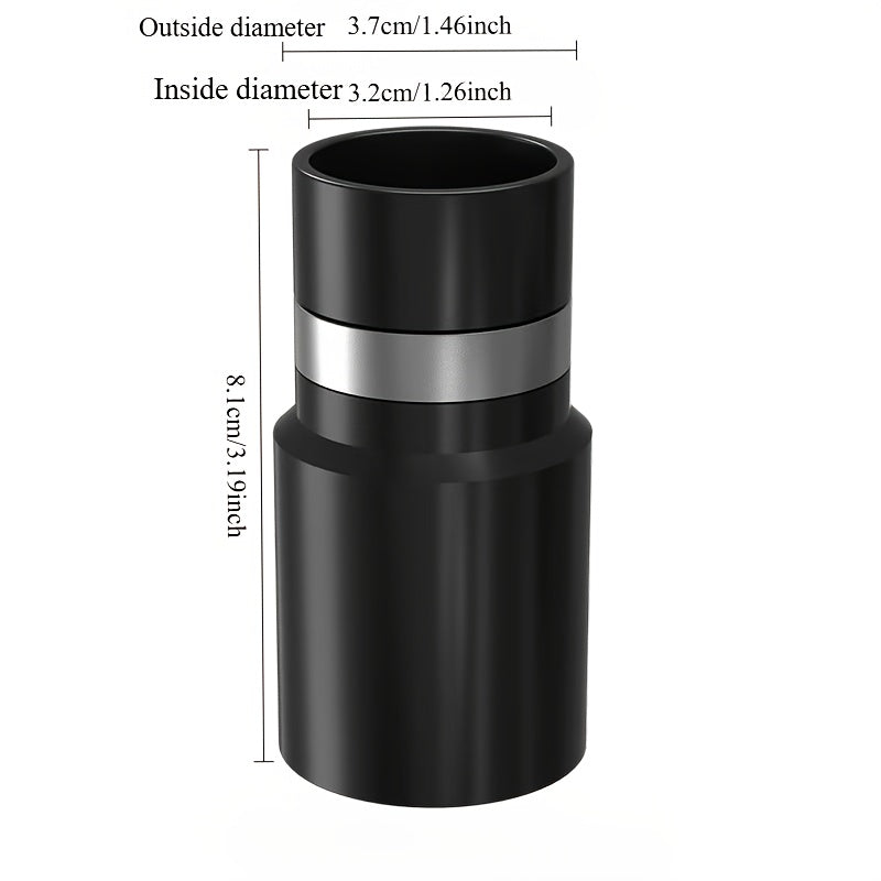 32mm Heavy-Duty Plastic Vacuum Hose Joiner Leak-Proof Fitting for Central Vacuum