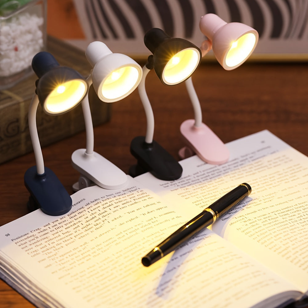 LED Reading Light with Adjustable Arm, Compact and Portable for Night Reading