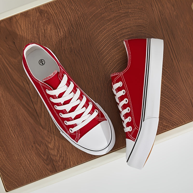 Ayollar uchun barcha mavsumlar uchun kundalik sport poyabzali qora oq lentalar kauchuk taglik