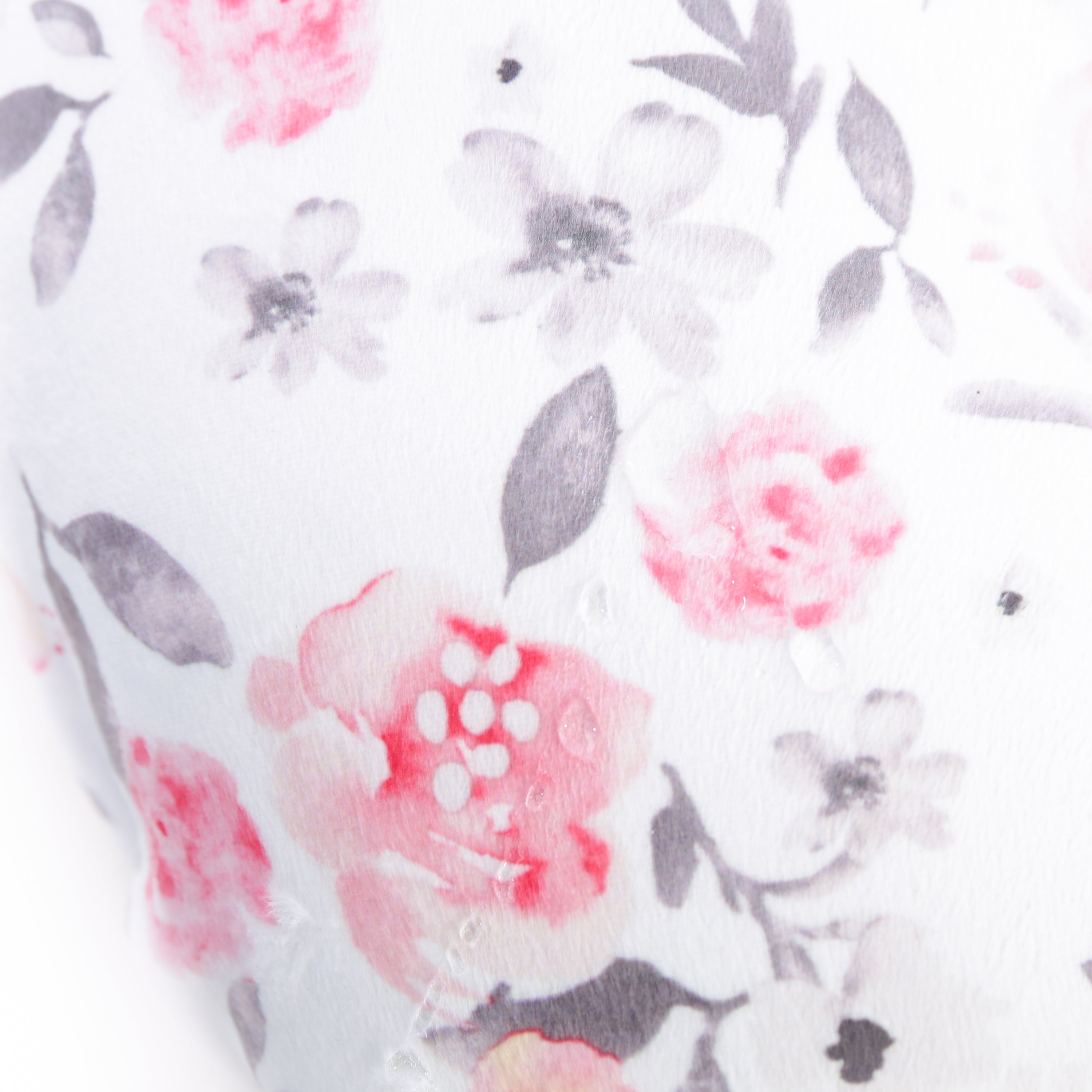 Funda de almohada para lactancia de bebé con patrón de pétalos suaves para recién nacidos y madres