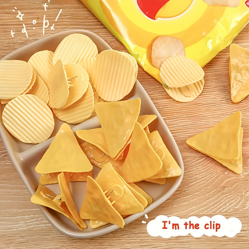 Ikki ijodiy chip kliplari to'plami, atıştırmalık sumkalarini, fayl papkalarini va boshqa ofis jihozlarini muhrlash uchun mukammal. Ushbu mustahkam plastik ish stoli aksessuarlari sizning buyumlaringizni tartibda va xavfsiz saqlash uchun ideal.