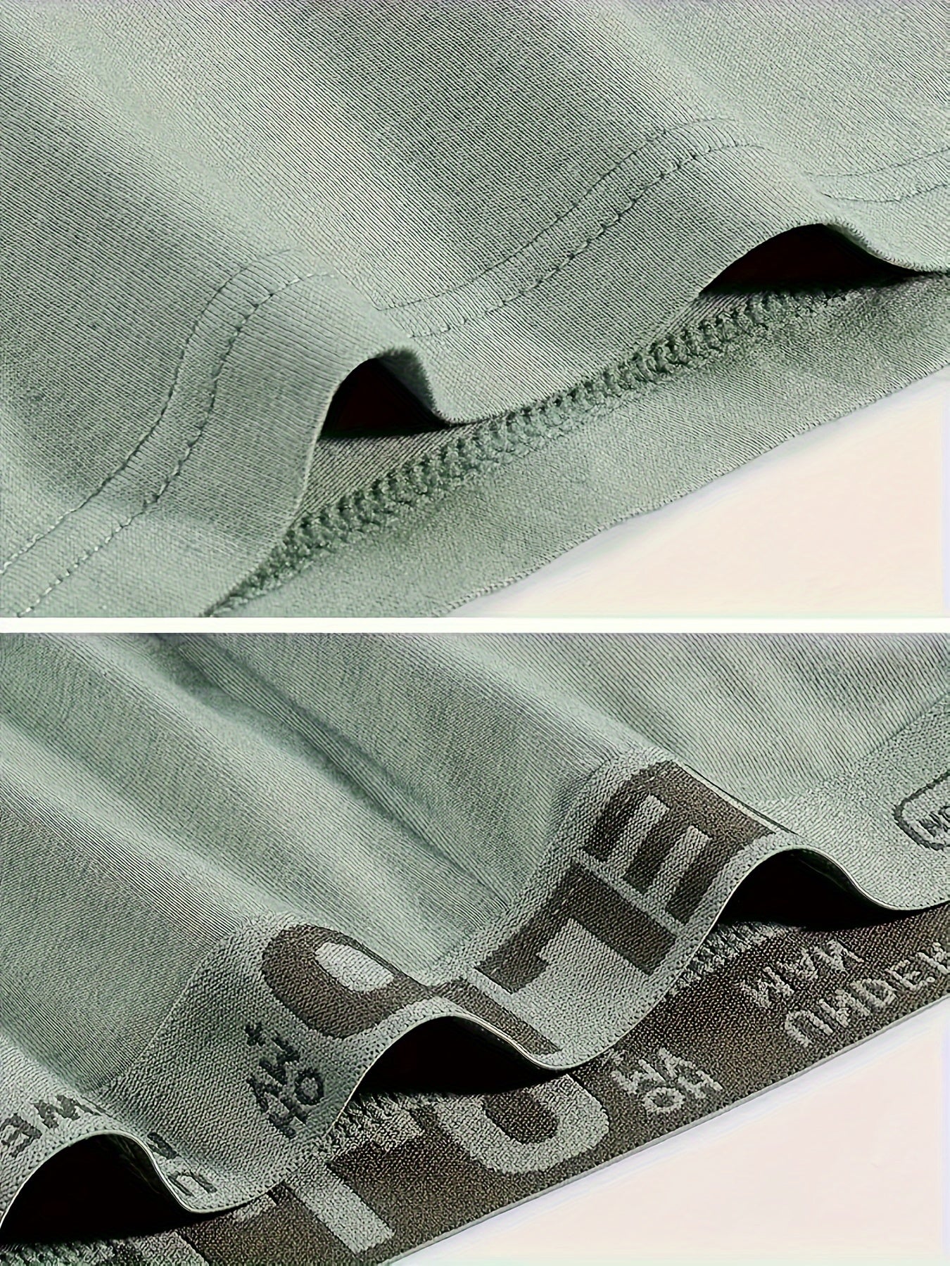 Men's Oversized Boxer Briefs 4-Pack Breathable Polyester Spandex Assorted Colors