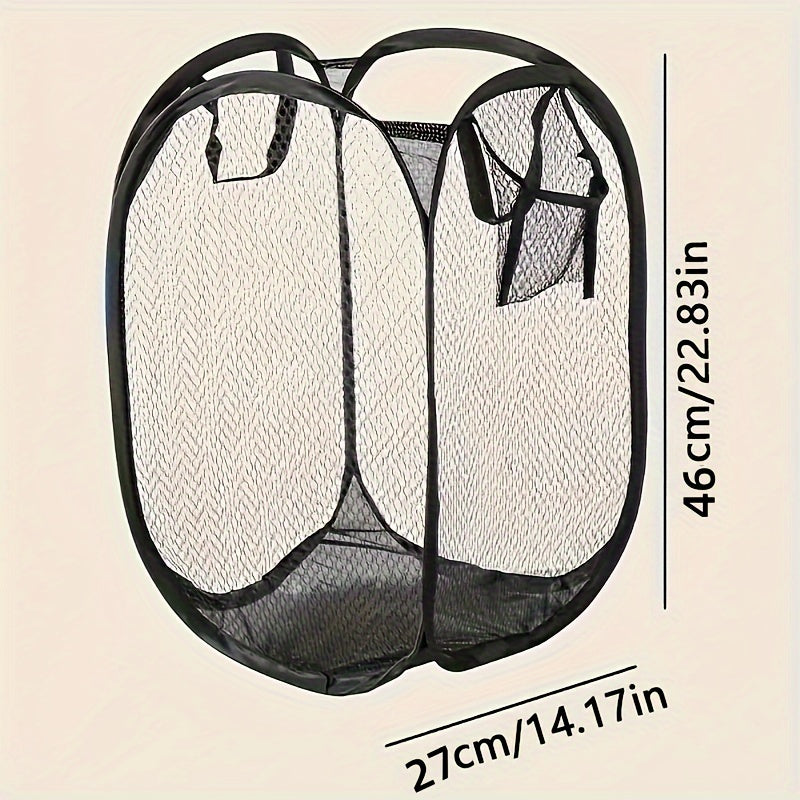 Katta tarmoqdagi kir yuvish savati, tutqichlar bilan, hammom, yotoqxona, yotoqxonalar uchun