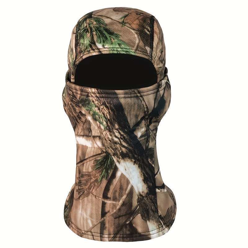 Adjustable Windproof UV Protection Hood with Balaclava Face Mask for Outdoor Use