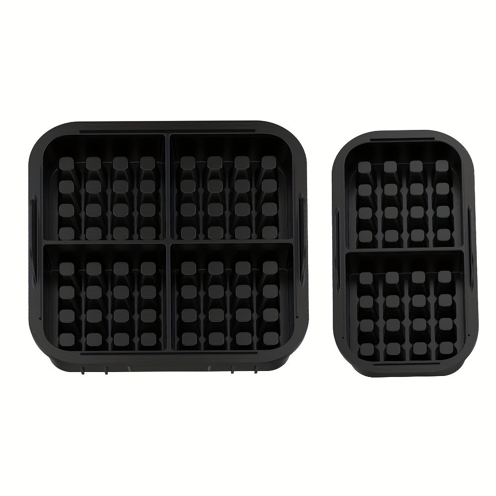 2pcs Large Small Waffle Fry Maker Silicone Molds for Air Fryer