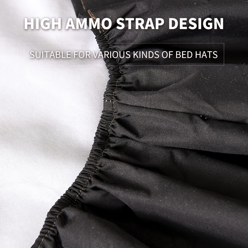 Waterproof Microfiber Fitted Sheet Soft Bed Sheet for Twin Full Queen King Sizes