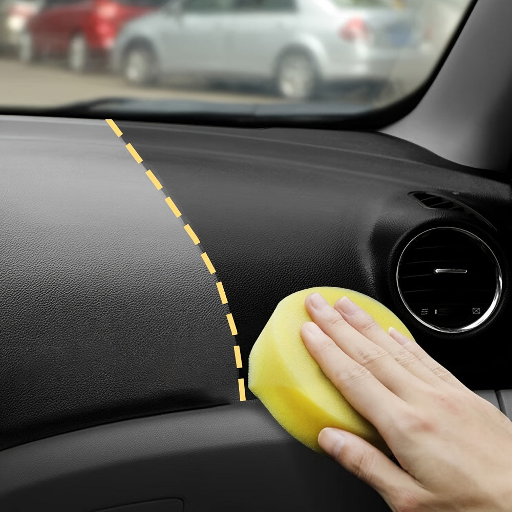 Cera de restauración de autos multiusos para vehículos negros, brillo en plásticos, neumáticos e interiores