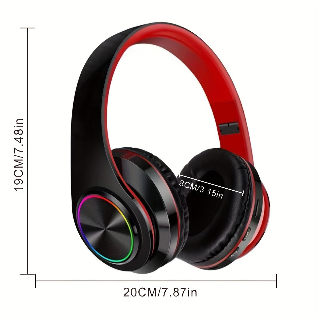 Wireless Headphones Classic Head-Mounted Design Vibrant Colors for Adults