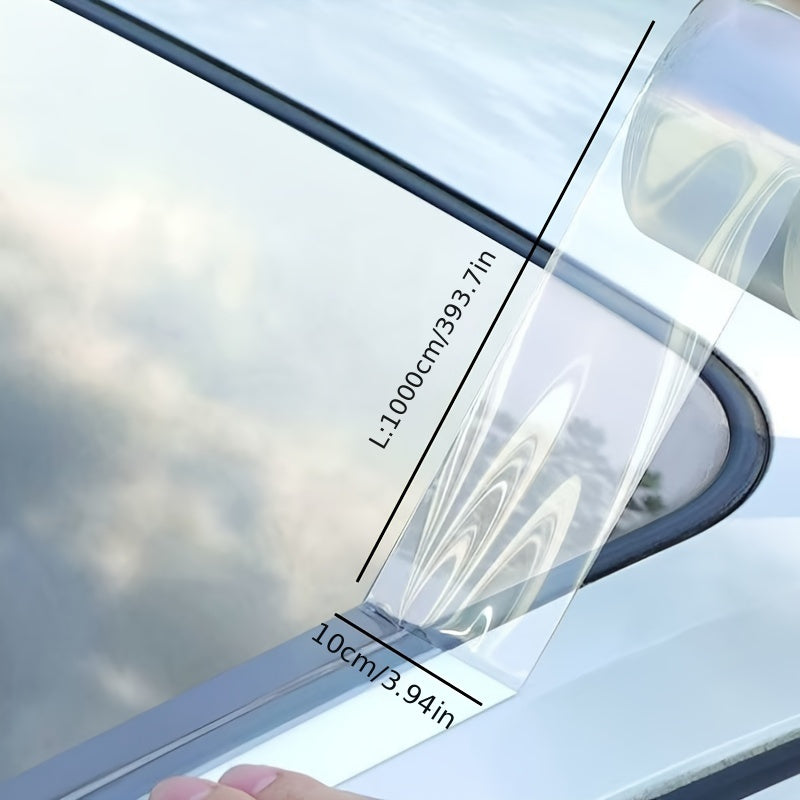 Car Door Sill Protection Film Durable Plastic Clear Left Side Threshold Bar Guard