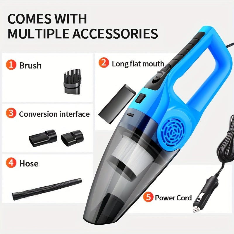 Aspiradora portátil para coche con potente succión para eliminar pelo de perro y gato