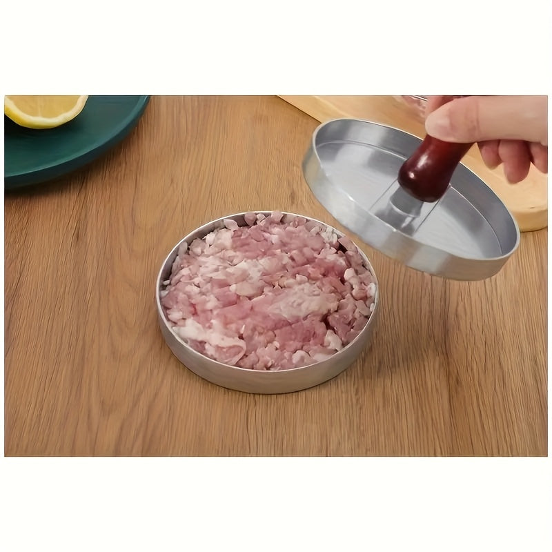 Aluminum Hamburger Patty Maker Non-Stick Grill Press for Burgers