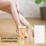 Летний женский набор для восковой депиляции с лимоном и медом для бороды, подмышек и бикини