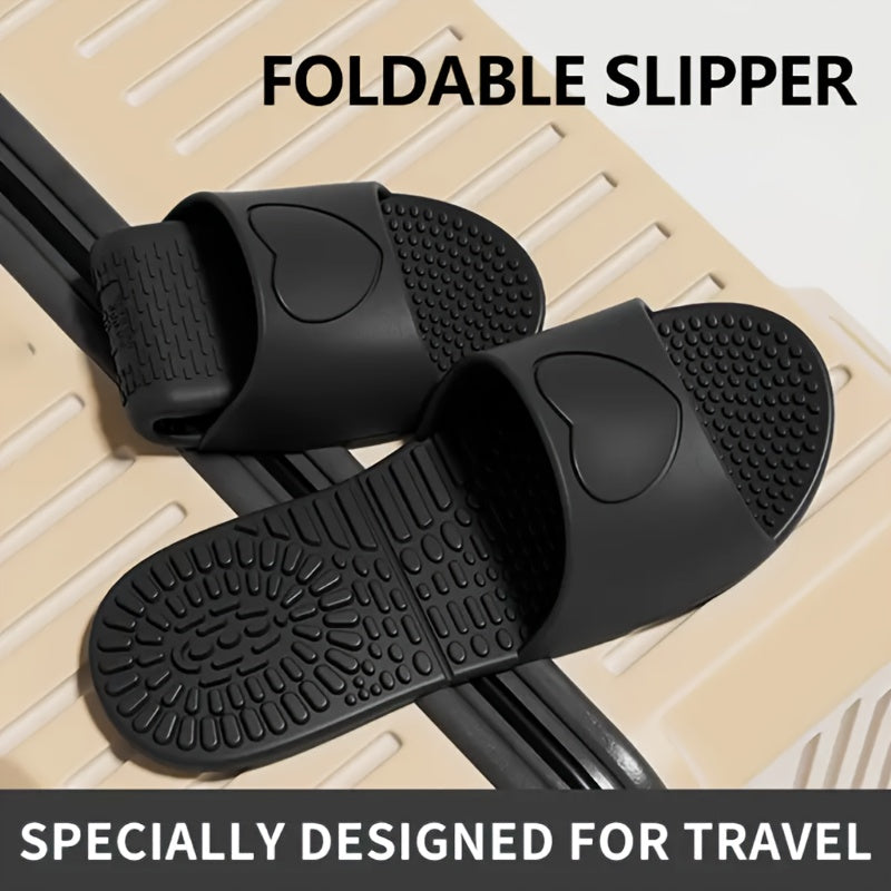 Unisex EVA Foldable Slippers, Quick-Drying Non-Slip Indoor Travel Sandals