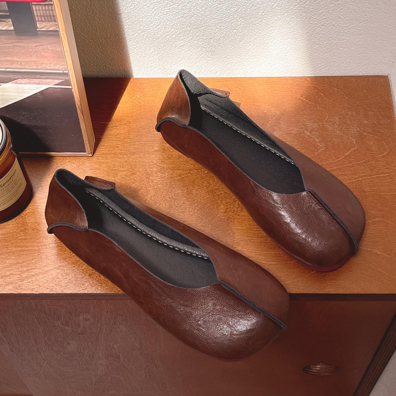 Women’s Slip-On Loafers Casual Shoes Black Brown Tan All-Season Comfort