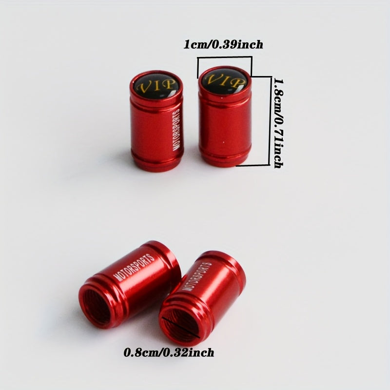 4PCS Aluminum Alloy Throttle Valve Cover Waterproof Leak-Proof Protector