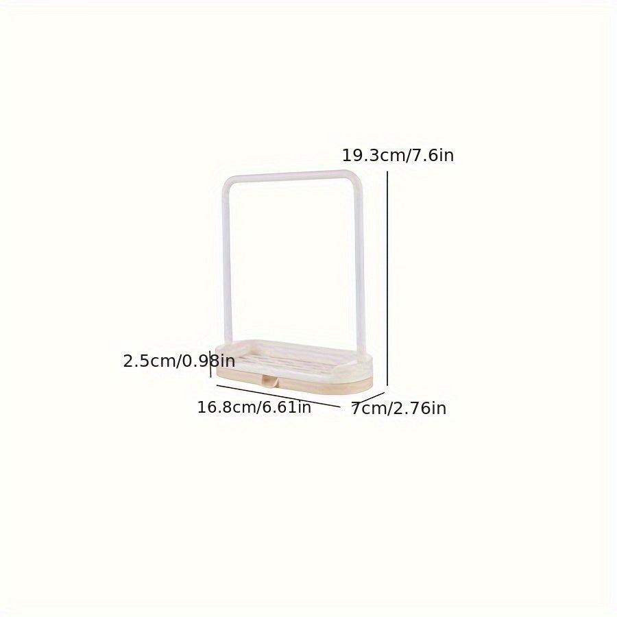 Kitchen Sink Organizer with Drain Basket, Compact Storage for Dishcloths and Towels