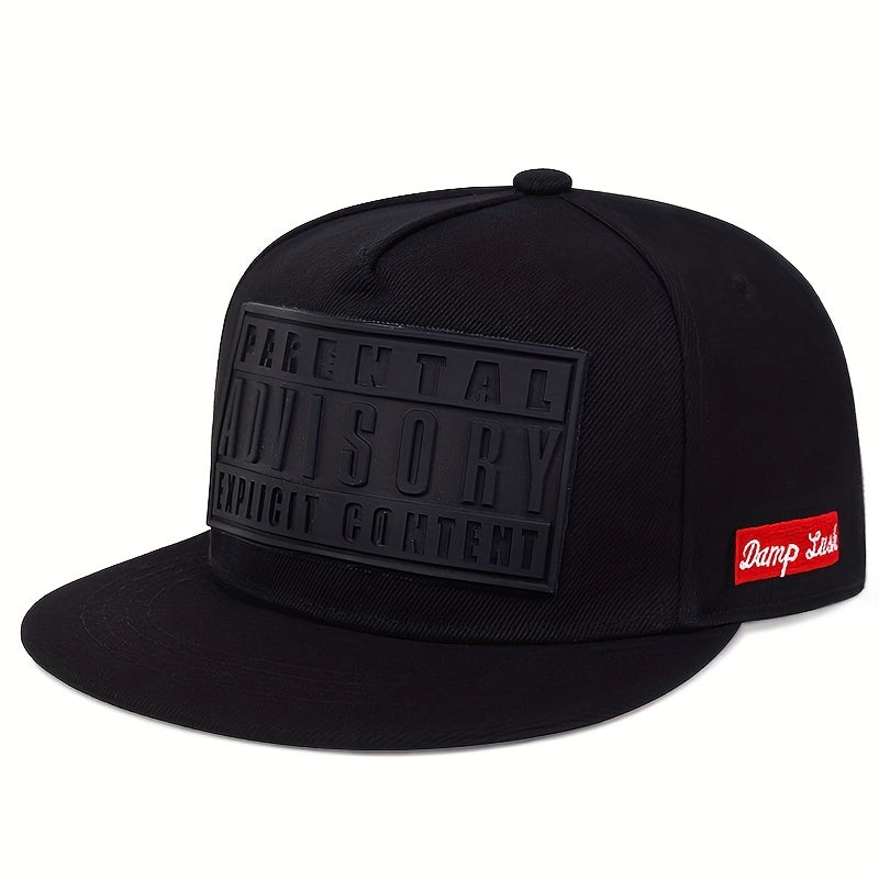 Men's Hip Hop Cap in 6 Colors Lightweight Acrylic Alphabet Design