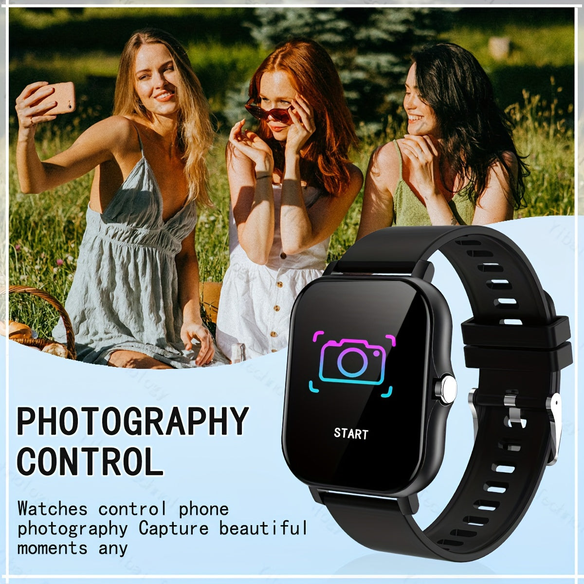 2024 Sports Smart Watch for Men and Women 2.01-Inch HD Touch Screen Call and Fitness Tracker