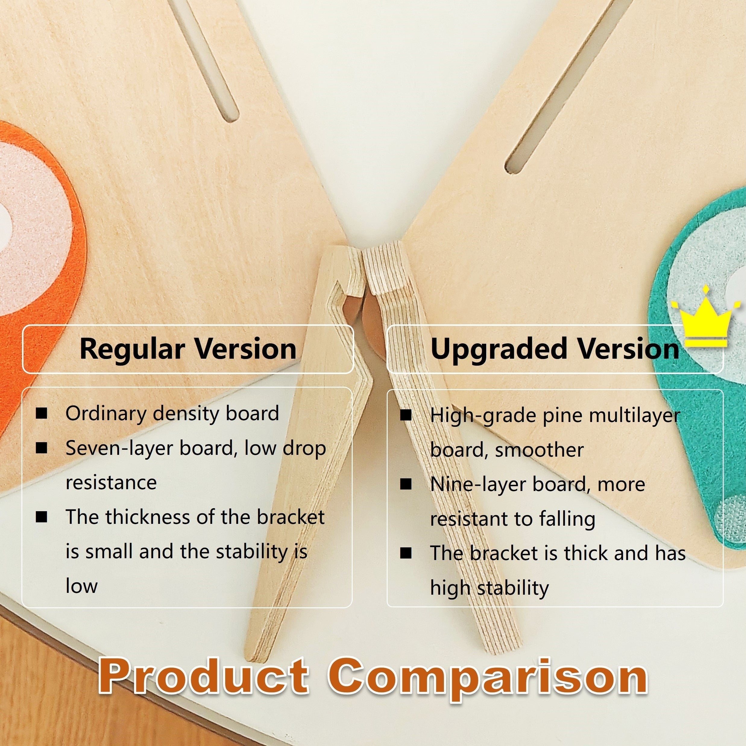 Wooden Finger Math Toy for Kids Educational Counting and Addition Tool Bright Colors