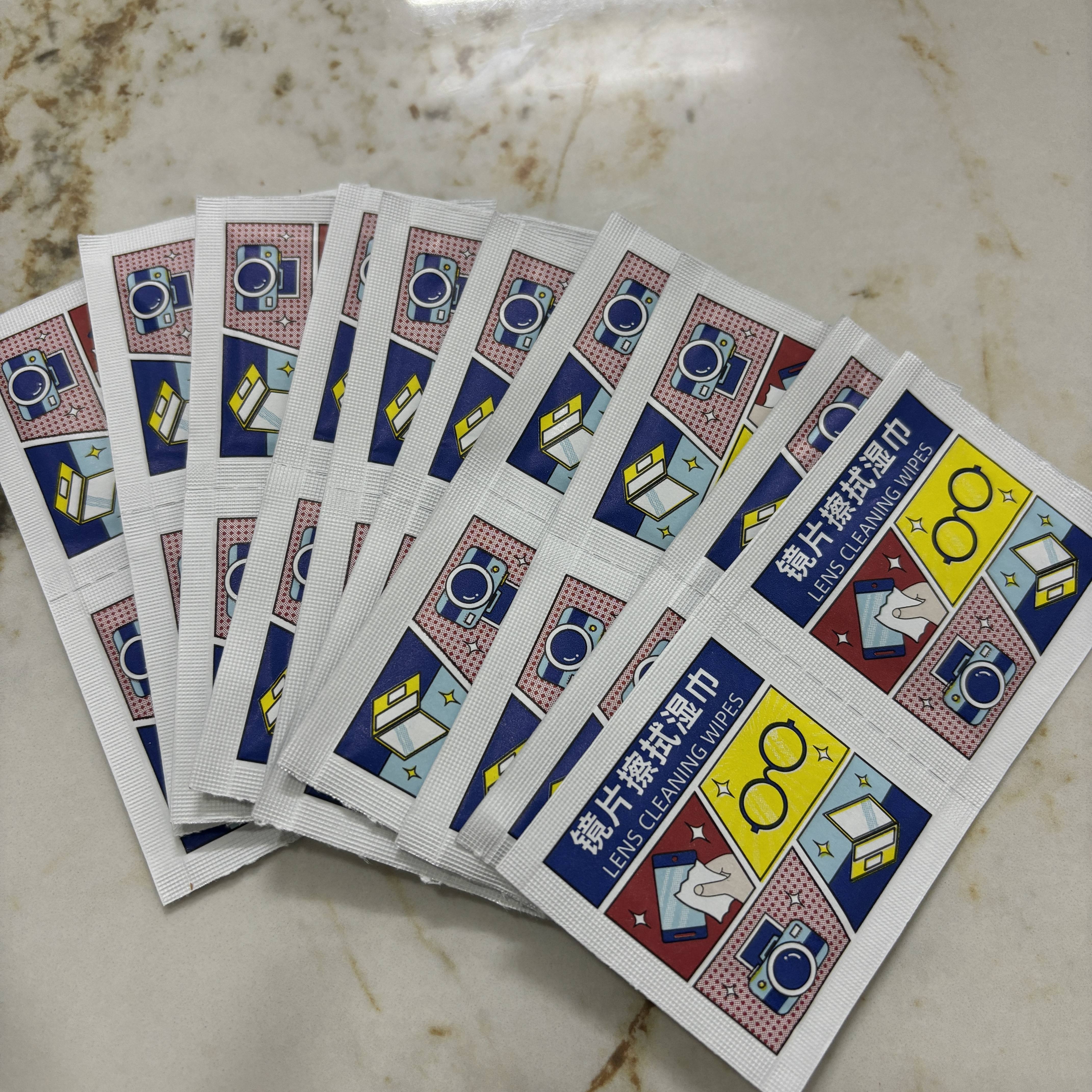 20/100 Lens and Glasses Cleaning Wipes for Mobile Screens Jewelry and Anti-Fog Glasses