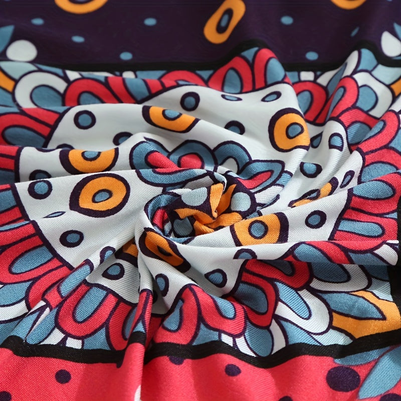 Печатный чехол для футонов без рукавов для защиты мебели в спальне, офисе или гостиной.