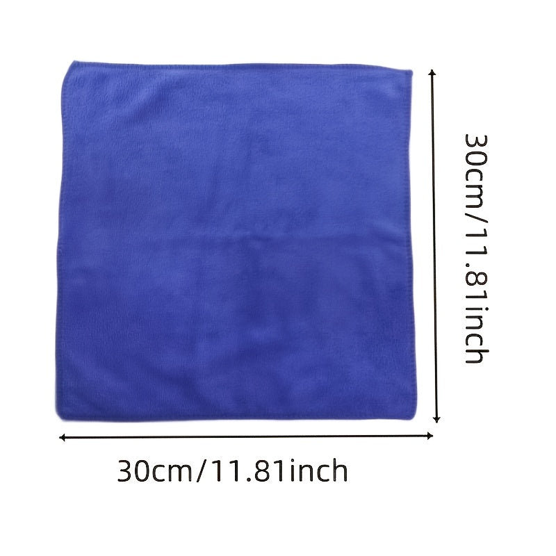 Juego de 10 toallas de limpieza de microfibra de tejido de punto ultrafino multiusos