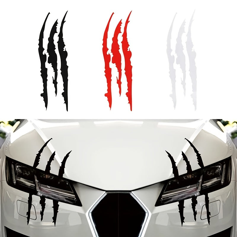 Car Scratch Stickers Personalize Your Vehicle Unique Ghost Claw Design