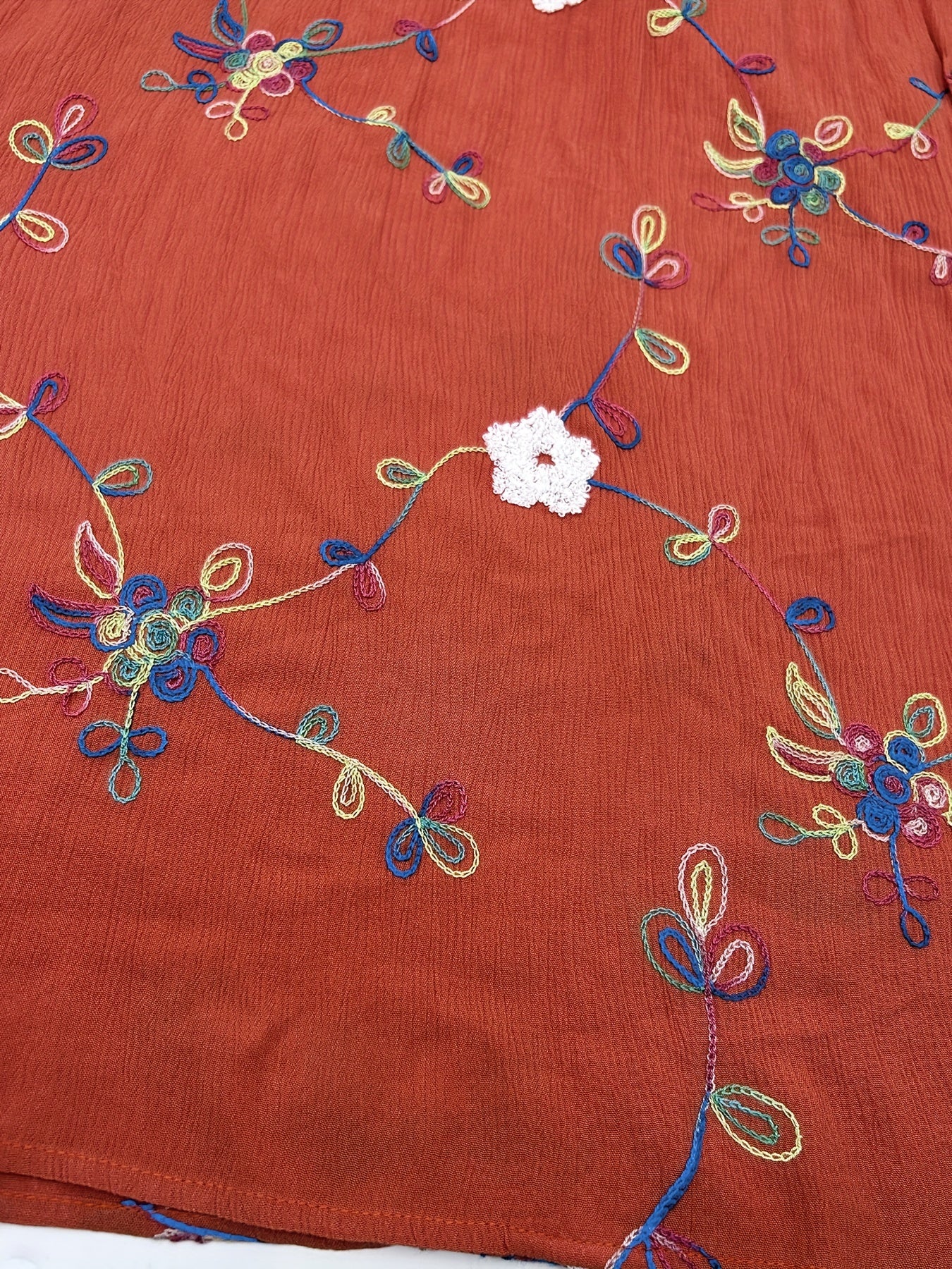 Women's Ramadan Floral Print Kaftan Abaya Casual Long Sleeve Woven Polyester