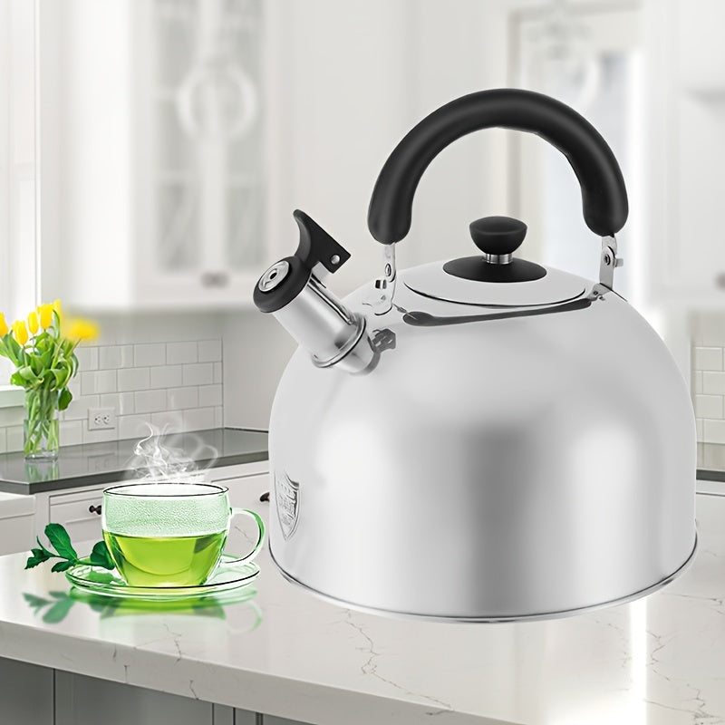 Stainless Steel Whistling Kettle 6L Gas Stove Suitable for Boiling Water