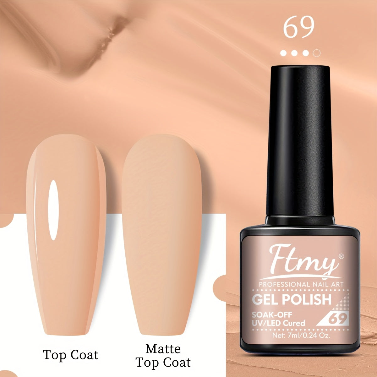 Women Gel Nail Polish Strong Bright Colors Long-Lasting