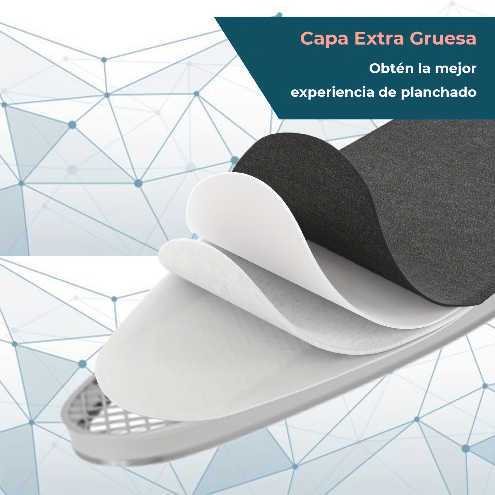 Adjustable Height Ironing Board with Folding Stand, Compact Alloy Steel 89x30 cm