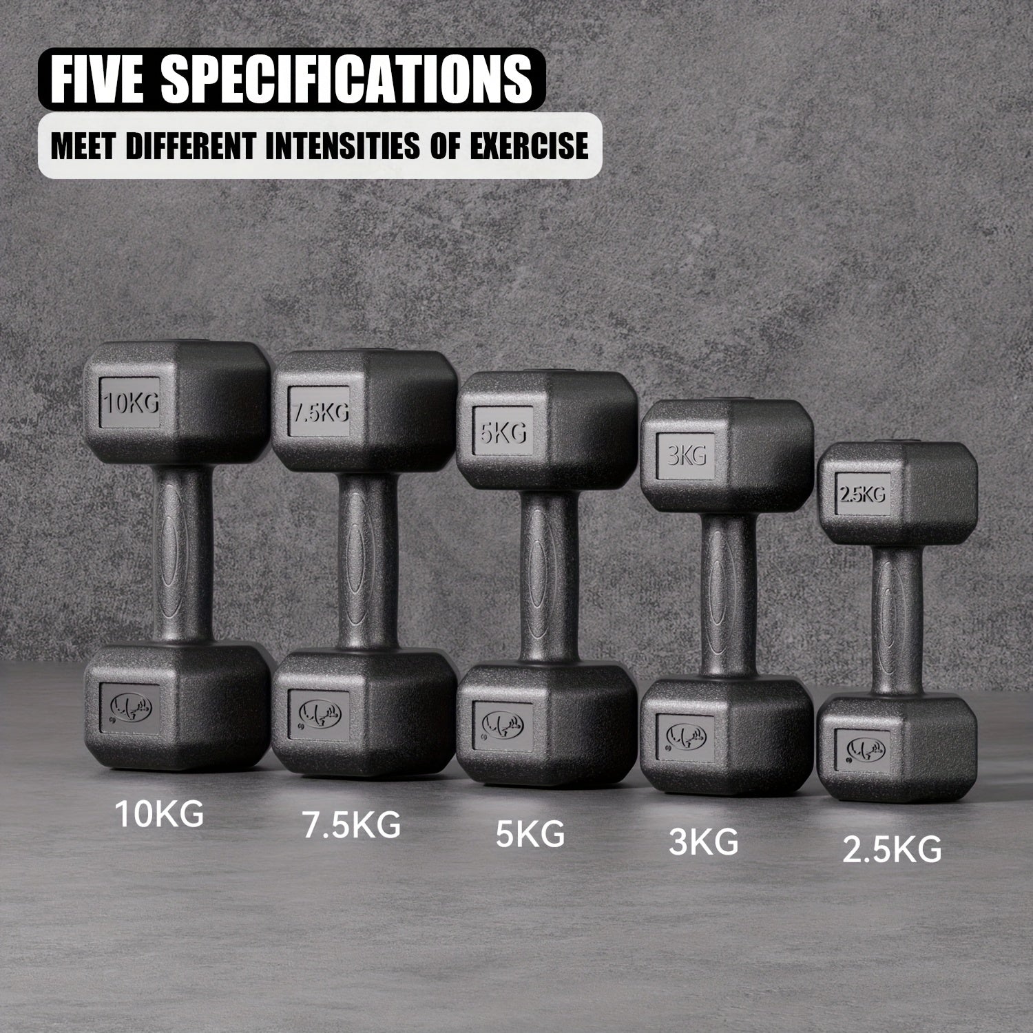 2 шт. виниловый гексагональный гантельный набор для силовых тренировок, домашний спортзал, фитнес, черный железо, ПВХ