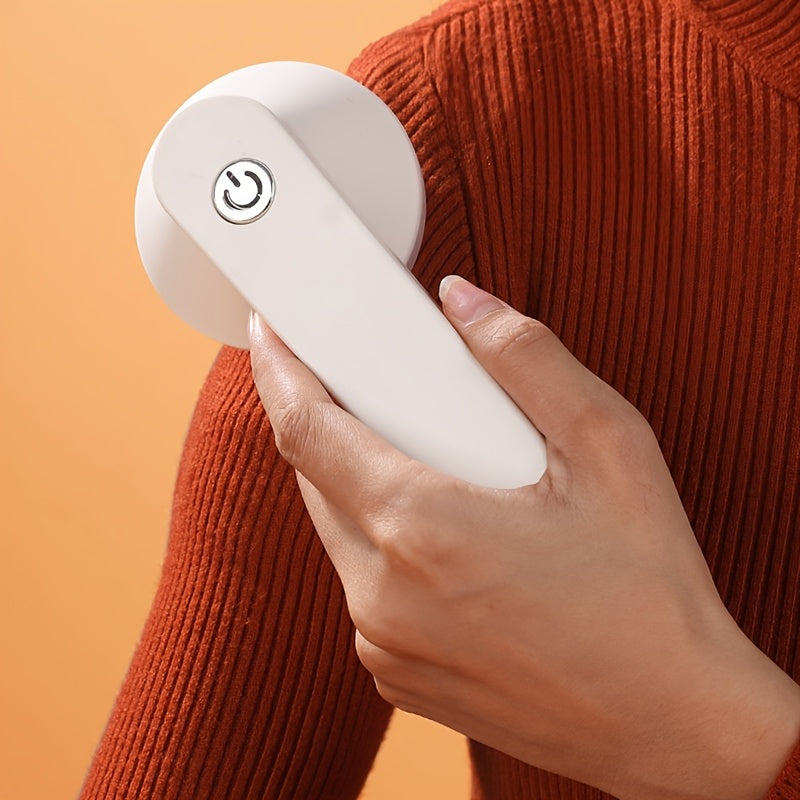 USB Rechargeable Fabric Shaver with Stainless Steel Mesh for Lint and Pilling Removal