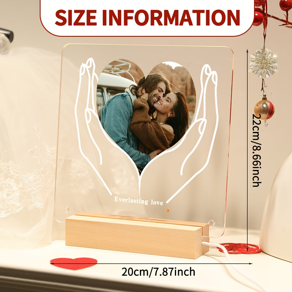 Customized Acrylic Photo Frame for Pets Family and Loved Ones Gift