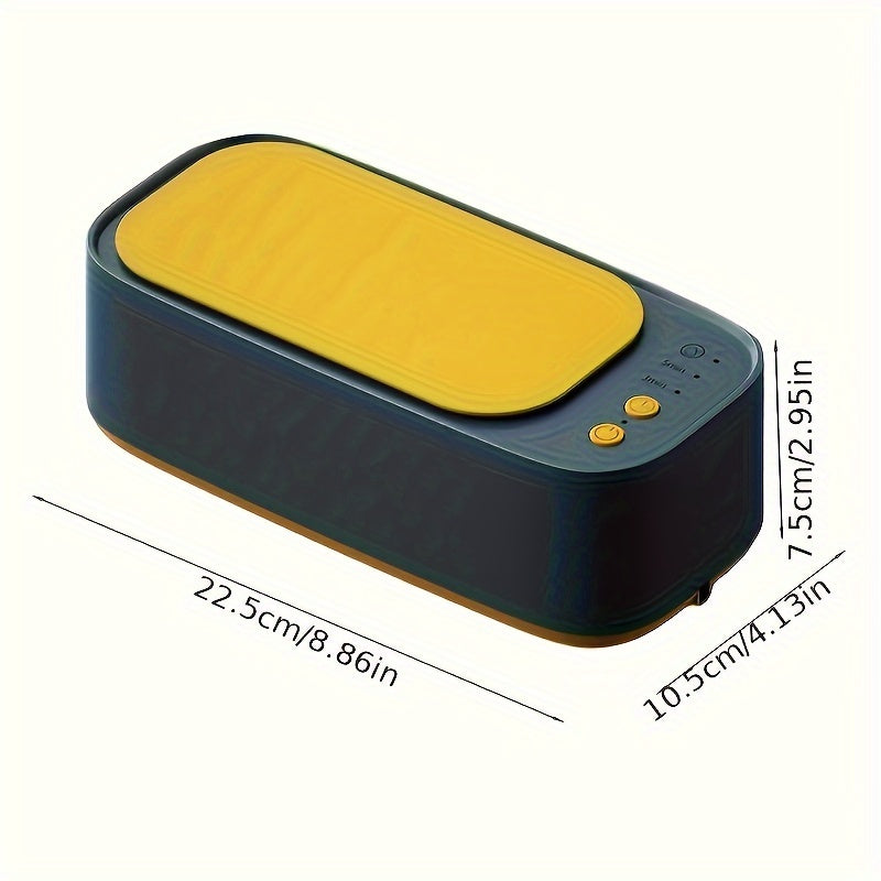 Shisha, soat, zargarlik buyumlari va tangalarni tozalash uchun yuqori chastotali vibratsiya mashinasi. Portativ va maktabga qaytish tozalash ehtiyojlari uchun ideal.
