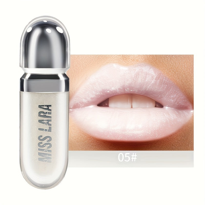 Женский увлажняющий блеск для губ — увлажняющая жидкая помада в оттенке оранжево-розовый