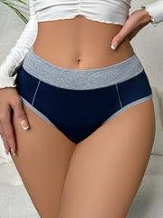 Women's Cotton Briefs 5-Pack Breathable Stretchy Seamless Underwear for Women