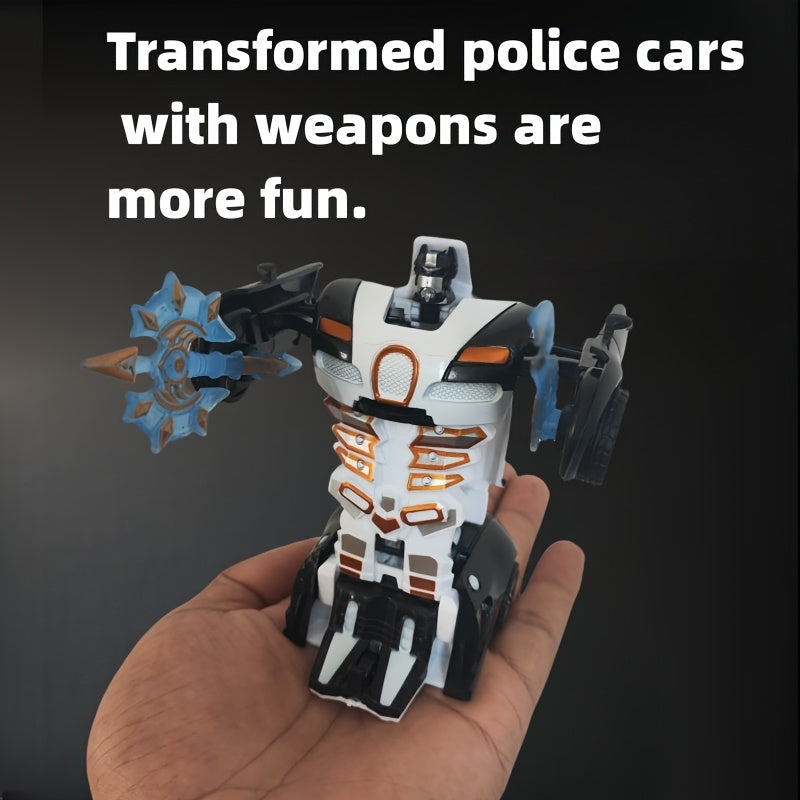 Juguete de tema espacio transformable para niños de 3+ con operación manual y armas aleatorias