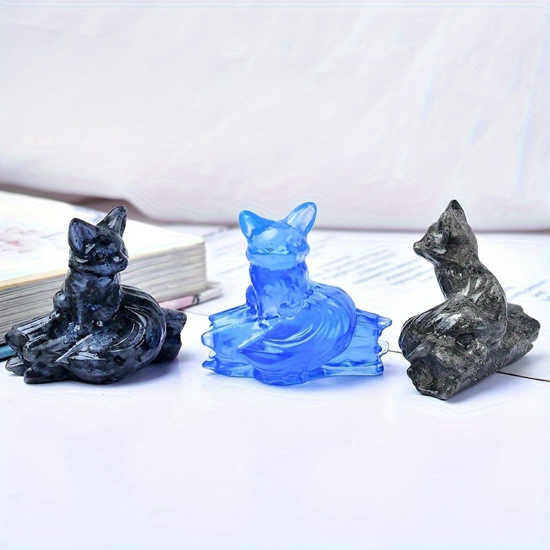 Tabiiy toshdan yasalgan to'qqiz ta sharchali fox oymasi, uy bezaklari va sovg'alar uchun