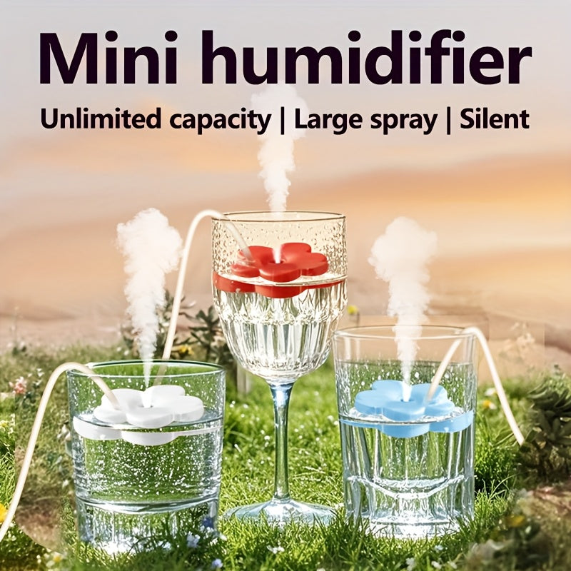 Мини-увлажнитель USB портативный для лица для дома, офиса, автомобиля
