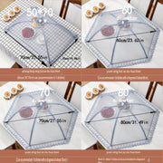 Foldable Food Cover for Indoor Outdoor Use, Fly-Proof, Reusable, Food Protection